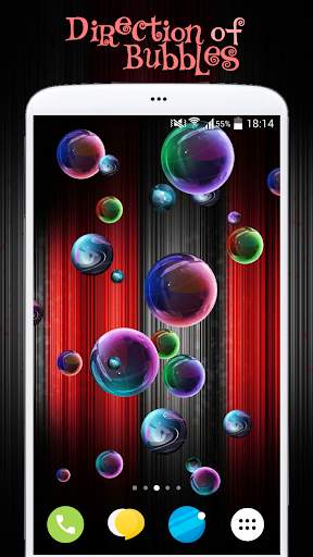 Magic Bubbles Live Wallpaper screenshot 1