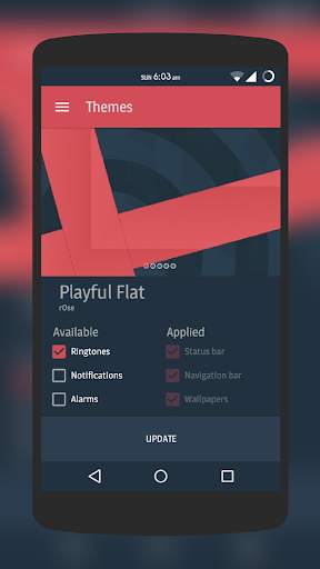 PlAYful FlAT - CM12/13 Theme screenshot 1