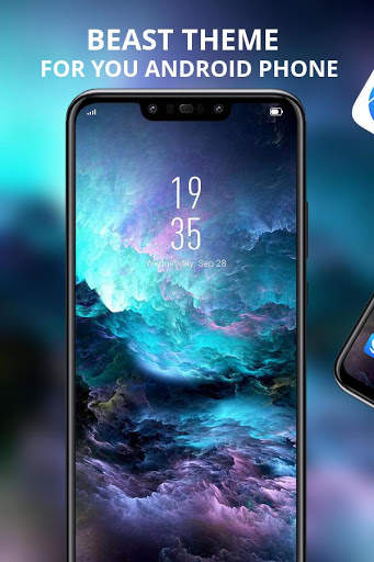 Colorful theme a7 clouds wallpaper screenshot 1