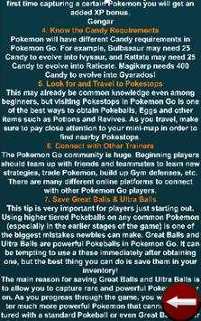 Guide for Pokemon GO full! screenshot 2