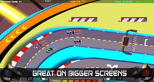 Sprint Racer - 2D Arcade Slot Racing screenshot 1