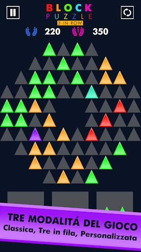 Blocco puzzle tre in fila (Block puzzle) screenshot 3