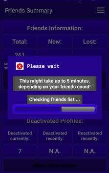 Who unfriended me - free social insight tool screenshot 5