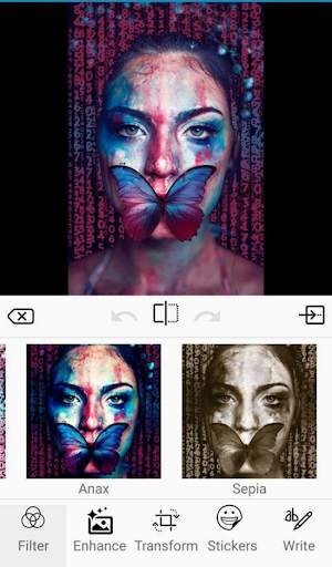 Photo Edit Share PES Camera and Image Editor screenshot 1