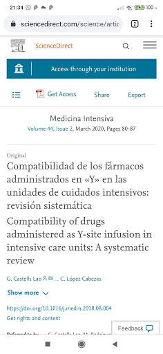 Compatibilidad fármacos IV Lite. Consulta rápida screenshot 6