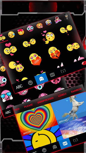 Tema Keyboard Red Sports Car Racing screenshot 4