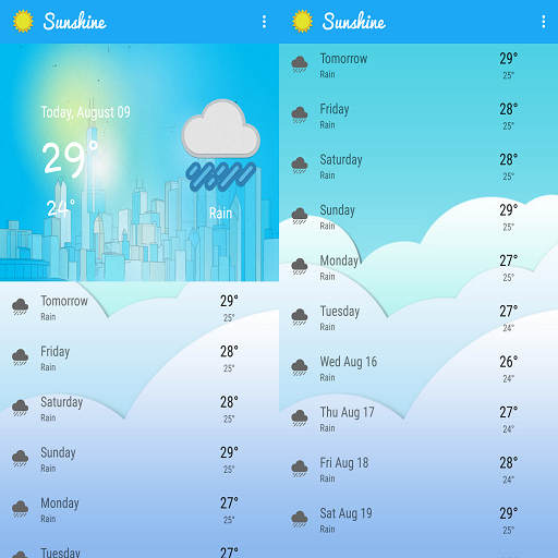 Sunshine Weather icon