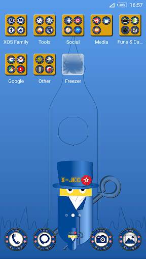 Theme for Infinix - XOS Launcher : Blues Theme screenshot 2