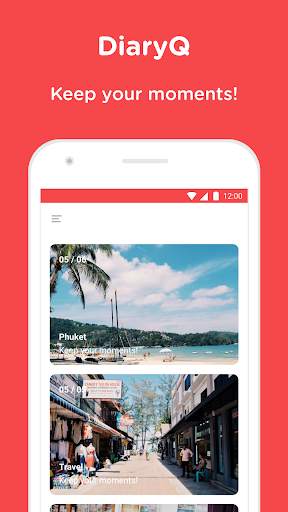 DiaryQ－Diary、Journal、Note、Moment、Story、Lock screenshot 1