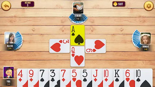 Callbreak Offline : Tash Game 1 تصوير الشاشة