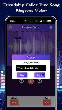 Friendship Caller Tune Song-Ringtone Maker 5 تصوير الشاشة