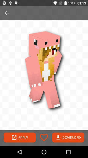 Dino Girl Skins for Minecraft PE screenshot 2