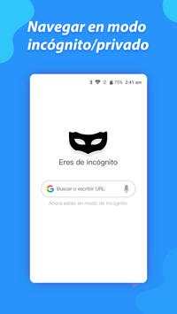 Turbo Navegador: Descarga privada y rápida screenshot 4