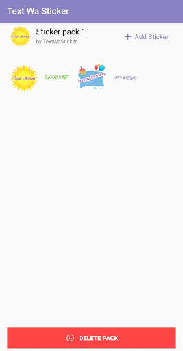 TextWaSticker - Text To Sticker maker скриншот 4