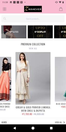 Znx4ever - Online Women Shopping App. screenshot 1