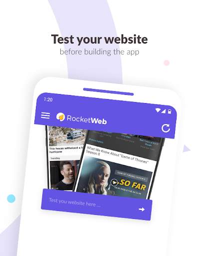 RocketWeb - Configurable Andro screenshot 2