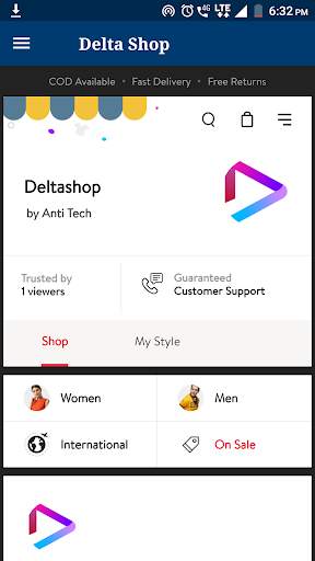 Delta Shop screenshot 1