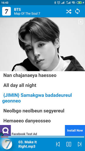 BTS Map Of The Soul   Lyric Offline screenshot 5