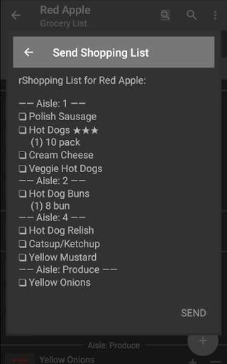 rShopping List for Groceries screenshot 6