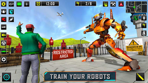 Robot Car Transformation Games screenshot 2
