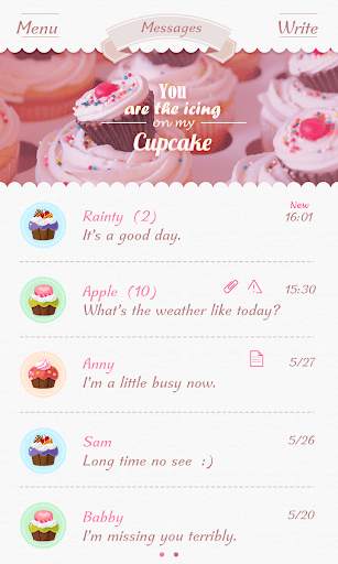 BASILEIA FONT FOR GO SMS PRO screenshot 1