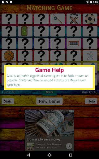 Sports Matching Game screenshot 10