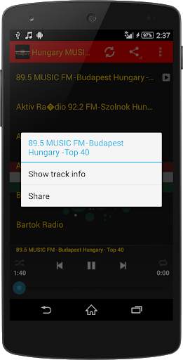 Hungary MUSIC Radio screenshot 3