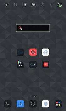 Dark & Simple launcher theme screenshot 1