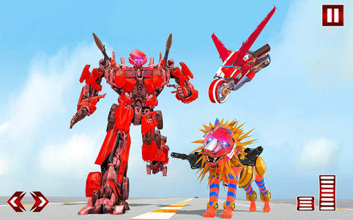 Lion Robot Transformation War: Car Robot Games screenshot 6