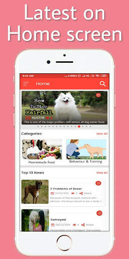 Dog and owner : Breed info , Diet , fact screenshot 2