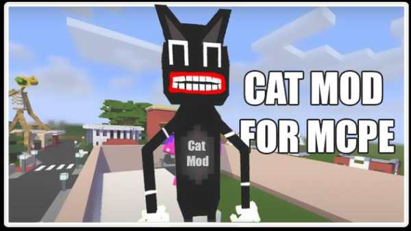 Cartoon Cat Mod For Minecraft screenshot 1
