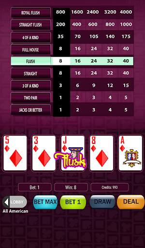 Super Deluxe Video Poker screenshot 14