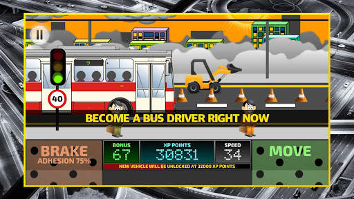 City Bus Driving Simulator 2D - coach driver sim screenshot 8