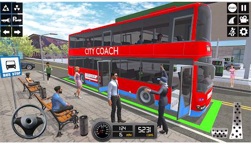 Game Mengemudi Simulator Bus screenshot 5