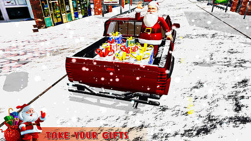 Car Racing : Santa Claus 3D Games screenshot 2