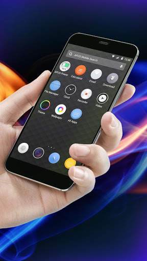 Black simple business -APUS Launcher free theme screenshot 1