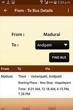 Madurai Mofussil Bus Info screenshot 3