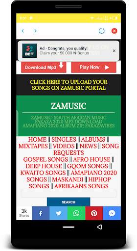 ZAMUSIC.ORG: Download Mp3 Songs Offline Free screenshot 5