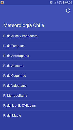 Meteorología Chile screenshot 1