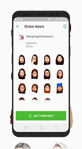 Memoji Apple Stickers for WhatsApp - WAStickerApps screenshot 4