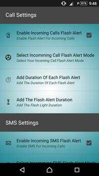 Flash Alert On Call And SMS screenshot 3