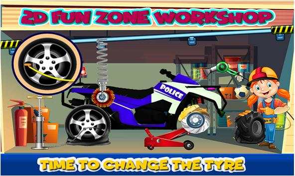 Multi Quad Bike Repair Mechanic Workshop Games screenshot 1