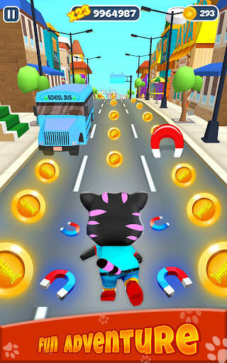 Tricky Cat Chase: Endless Run screenshot 2