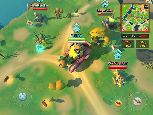 PvPets: Tank Battle Royale Games screenshot 1