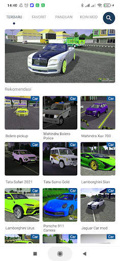 Mod Bussid Mahindra Car screenshot 8