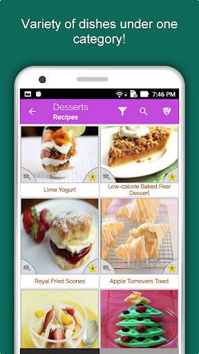 1400  Dessert Recipes Offline screenshot 3