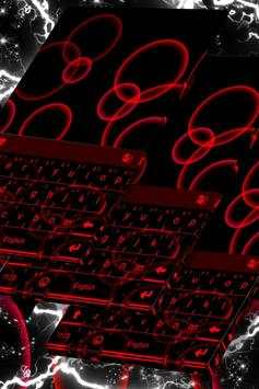 Neon Red Keyboard 1 تصوير الشاشة