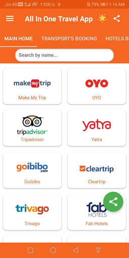 All In One Travel App - Online Ticket Booking App screenshot 1