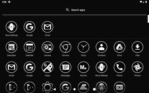 Monoic Icon Pack: White, Monotone, Minimalistic screenshot 10