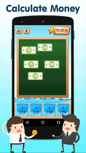 Maths Puzzle Games and Count the Coins Notes Money скриншот 5